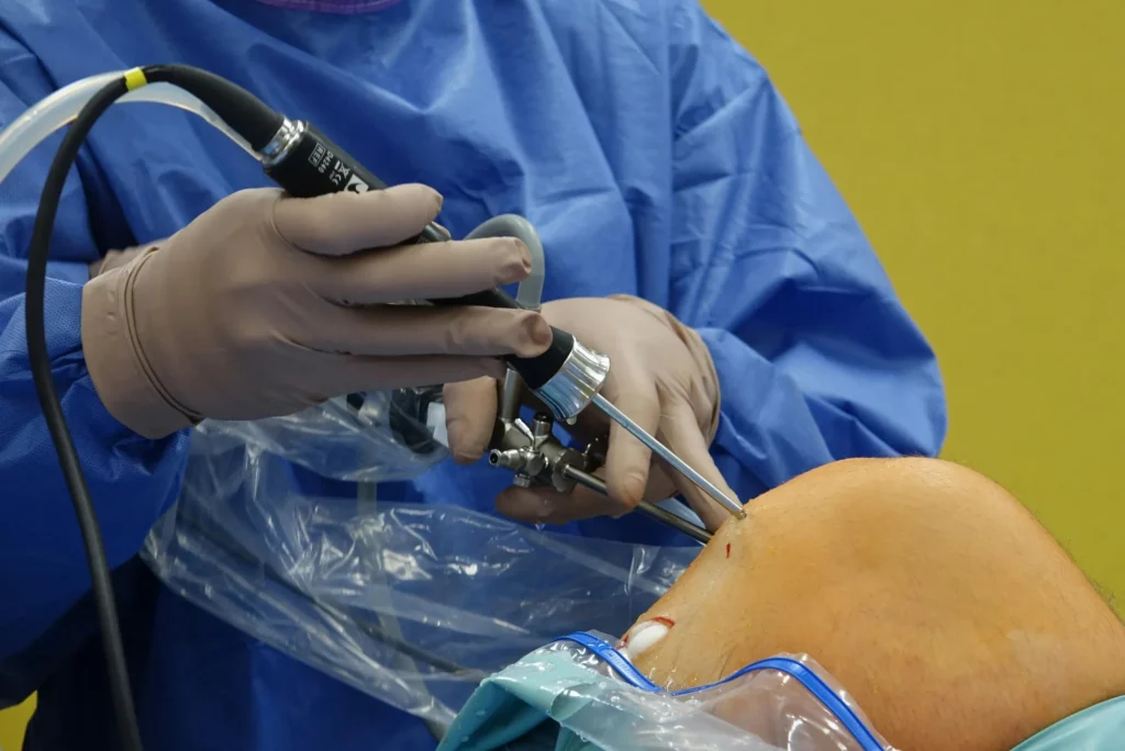 Preparación preoperatoria para cirugía de rodilla